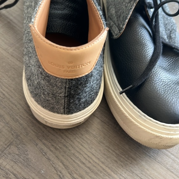 Louis Vuitton Men’s Desert Boot Sneaker Leather Wool 9 LV or 10 US MS0167 | Used - Picture 5 of 10